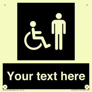 Custom information: black panel disabled and male